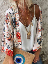 Load image into Gallery viewer, Long Sleeve Casual Printed Cardigan