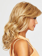 Load image into Gallery viewer, Blond Hair Fluffy Curls Hair Oblique Bangs Long Hair