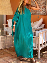 Load image into Gallery viewer, Women's Casual Loose Solid Color Irregular Dress