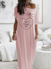 Load image into Gallery viewer, Women's Cartoon Printed Short-Sleeved Long Pocket Dress