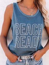 Load image into Gallery viewer, Letter Printed Crew Neck Vest