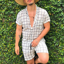 Load image into Gallery viewer, Leisure Plaid Lapel Loose Men's Suits