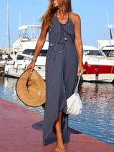 Load image into Gallery viewer, Women's Casual Loose Solid Color Off-shoulder Dress