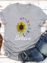 Load image into Gallery viewer, Letter Printed Casual T-shirt