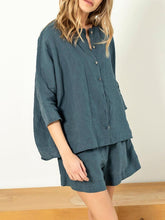 Load image into Gallery viewer, Women's Casual Buttoned Linen Solid Color Suit