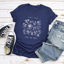 Load image into Gallery viewer, Letter Printed Casual T-shirt