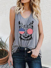Load image into Gallery viewer, Cat Pattern Printed Vest Comfortable Women's Top