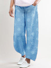 Load image into Gallery viewer, Dot Print Wide Leg Loose Maternity Bottom