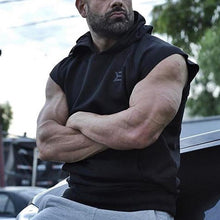 Load image into Gallery viewer, Men's Casual Sports Hooded Sleeveless T-shirt