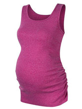 Load image into Gallery viewer, Maternity Casual Comfortable Solid Color Sleeveless T-shirt