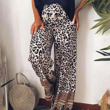 Load image into Gallery viewer, Leopard Print Long Casual Maternity Bottom