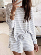 Load image into Gallery viewer, Women's Round Neck T-shirt Casual Suit