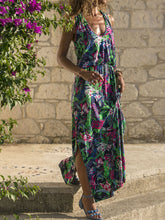 Load image into Gallery viewer, V-neck Hooded Casual Dress