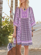 Load image into Gallery viewer, Women's Casual Loose Embroidered Printed Dress