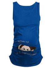 Load image into Gallery viewer, Maternity Casual Month Fun Print Sleeveless T-shirt