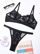 Load image into Gallery viewer, Tight Lace Sexy Two-Piece Suit Erotic Lingerie