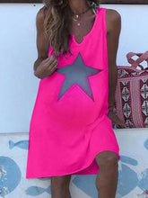 Load image into Gallery viewer, Maternity Star Print Casual Vest Dress