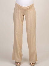 Load image into Gallery viewer, Pregnant Women's Comfortable Linen Wide-leg Pants