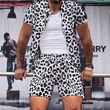 Load image into Gallery viewer, Leopard Print Beach Vacation Men's Suits