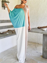 Load image into Gallery viewer, Women's Casual Loose Stitching Off-shoulder Dress