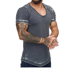 Load image into Gallery viewer, Hip-hop T-shirt Stitching Pocket