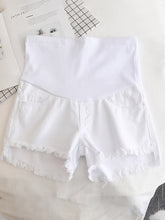 Load image into Gallery viewer, Maternity Fashion Irregular Wide-Leg Denim Shorts