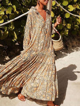 Load image into Gallery viewer, Plus Size Printed Loose Swing Women's Dress