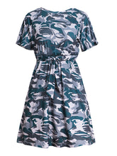 Load image into Gallery viewer, Maternity Fashion Camouflage Lace Midi Dress