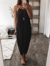 Load image into Gallery viewer, Women's Solid Color Knitted Loose Irregular Dress