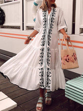 Load image into Gallery viewer, Beach Holiday Leisure Loose Holiday Dress