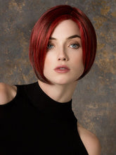 Load image into Gallery viewer, Red Hair Fluffy Staight Hair Oblique Bangs Short Hair