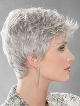 Load image into Gallery viewer, Silver Hair Fluffy Straight Hair Oblique Bangs Short Hair