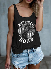 Load image into Gallery viewer, Letters Printed Loose Sleeveless Women's Top