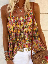 Load image into Gallery viewer, Floral Sling Holiday Women's Tops