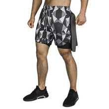 Load image into Gallery viewer, Camouflage Printed Running Elastic Two Layers Men's Shorts