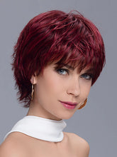 Load image into Gallery viewer, Burgundy Mixed Color Short Roll Wig