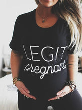 Load image into Gallery viewer, Maternity Casual and Comfortable Short-sleeved T-shirt