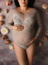 Load image into Gallery viewer, Sexy Long-Sleeved Photo Maternity Jumpsuit Dress