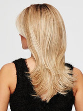 Load image into Gallery viewer, Blond Hair Fluffy Staight Hair Oblique Bangs Long Hair