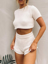 Load image into Gallery viewer, Women's Casual Loose Fashion Solid Color Knit Two Piece Set