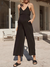 Load image into Gallery viewer, Maternity Sling Loose Sleeveless Jumpsuit