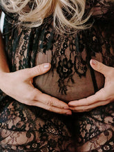Load image into Gallery viewer, Maternity Dress Elegant Sexy Lace Photo Dress