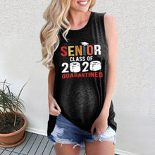 Load image into Gallery viewer, Letter Printed Round Neck Cotton Maternity Tops