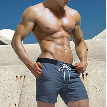 Load image into Gallery viewer, Men's Fashion Casual Sports Beach Quick-drying Solid Color Shorts