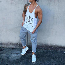 Load image into Gallery viewer, Men's Fashion Printed Loose Casual Sling Sports Vest
