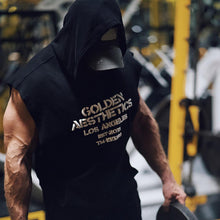 Load image into Gallery viewer, Men's Loose Letter Printed Sleeveless Hooded Vest
