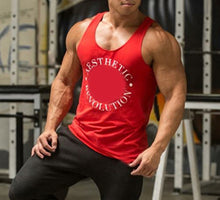 Load image into Gallery viewer, Outdoor Running Vest Absorbs Sweat Men's Tops
