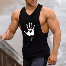 Load image into Gallery viewer, Men's Cotton Loose Sleeveless Fitness Vest
