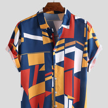 Load image into Gallery viewer, Printed Shirt Holiday Style Top
