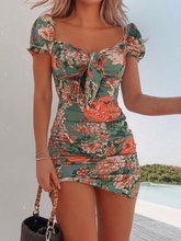 Load image into Gallery viewer, Women's Sexy Chiffon Wrapped Chest Bodycon Dress
